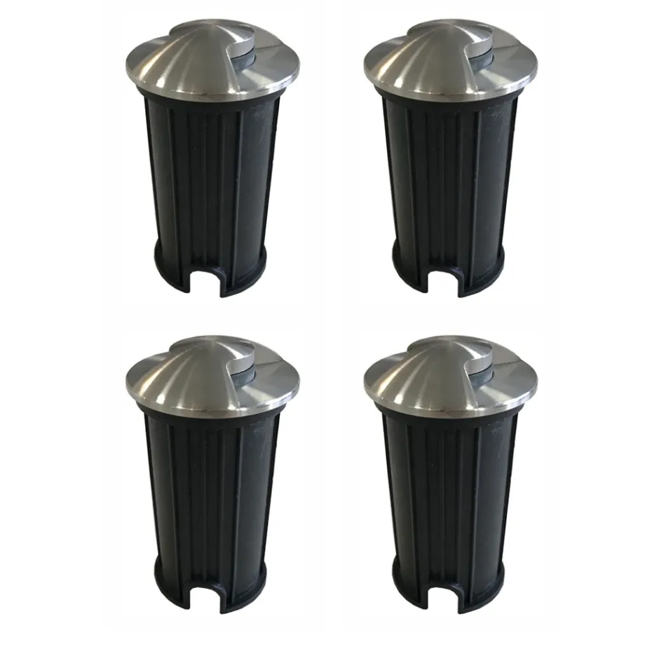 Foco LED empotrable para exterior Marker en acero inoxidable 4 piezas - Rhombus viadurini
