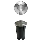 Marcador Led Exterior Empotrable Acero Inoxidable 2W 4 Piezas - Elisir viadurini