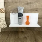 Estante de pared de Corian blanco L 35 o L 60 cm Calidad Made in Italy - Elono viadurini