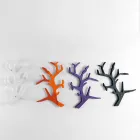 Estante de pared de plexiglás con percheros Made in Italy - Neón viadurini