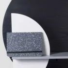 Estantería de diseño en multicapa barnizada compuesta por paneles modulares - Livia viadurini