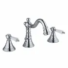 Mezclador de 3 orificios para bidé en latón de diseño clásico Made in Italy - Shelly viadurini