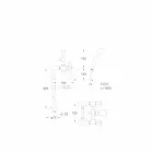 Mezclador clásico para bañera de suelo en latón Made in Italy - Panico viadurini