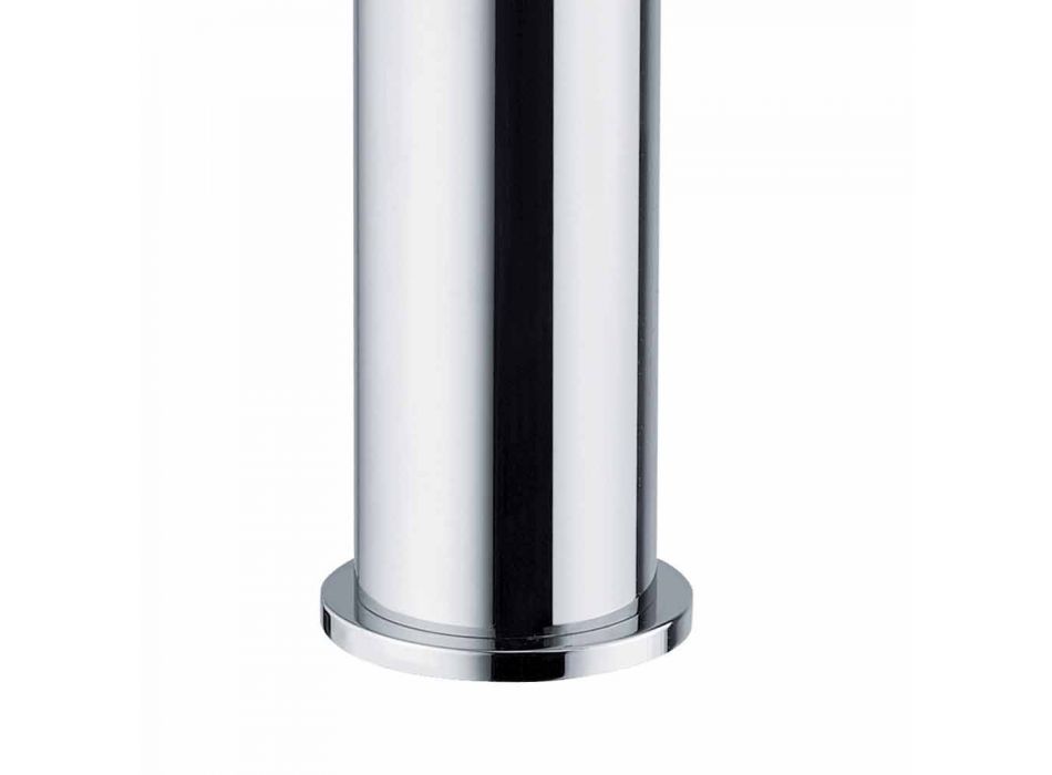 Mezclador de lavabo de baño en latón cromado de diseño moderno Made in Itlay - Liro viadurini