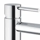 Mezclador de lavabo de baño de latón cromado sin desagüe Made in Italy - Ermia viadurini