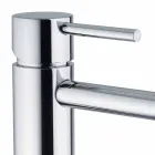 Mezclador de lavabo con caño 200 mm Distancia al centro en latón Made in Italy - Liro viadurini