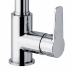 Mezclador de fregadero de cocina con tubo ajustable de latón Made in Italy - Cory viadurini