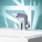 Mezclador de lavabo moderno con sensor de infrarrojos en metal cromado - Gonzo viadurini