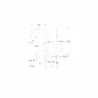 Mezclador monomando para lavabo de cocina Made in Italy Design - Bonsu viadurini