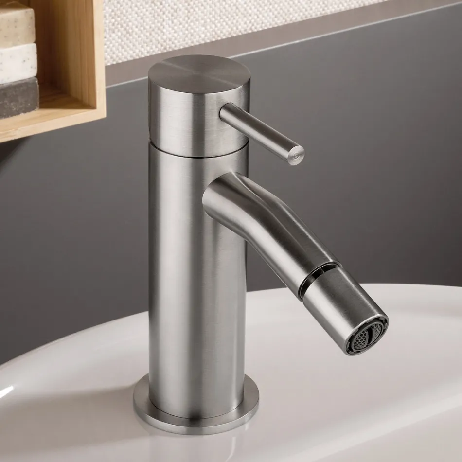 Mezclador Bidé Sin Desagüe en Acero AISI 316L - Artigli viadurini