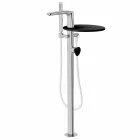 Mezclador de bañera de piso moderno Made in Italy - Palimio viadurini