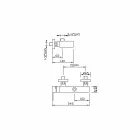 Mezclador de ducha con conexión de columna Made in Italy - Panela viadurini