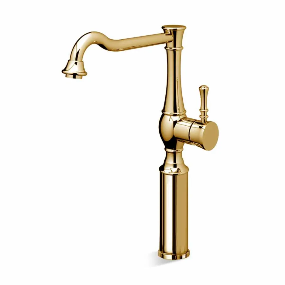 Mezclador de lavabo de barril alto con extensión de 13 cm Made in Italy - Neno viadurini