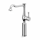 Mezclador de lavabo de barril alto con extensión de 13 cm Made in Italy - Neno viadurini