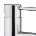 Mezclador de lavabo de baño moderno de latón cromado Made in Italy - Ermia viadurini