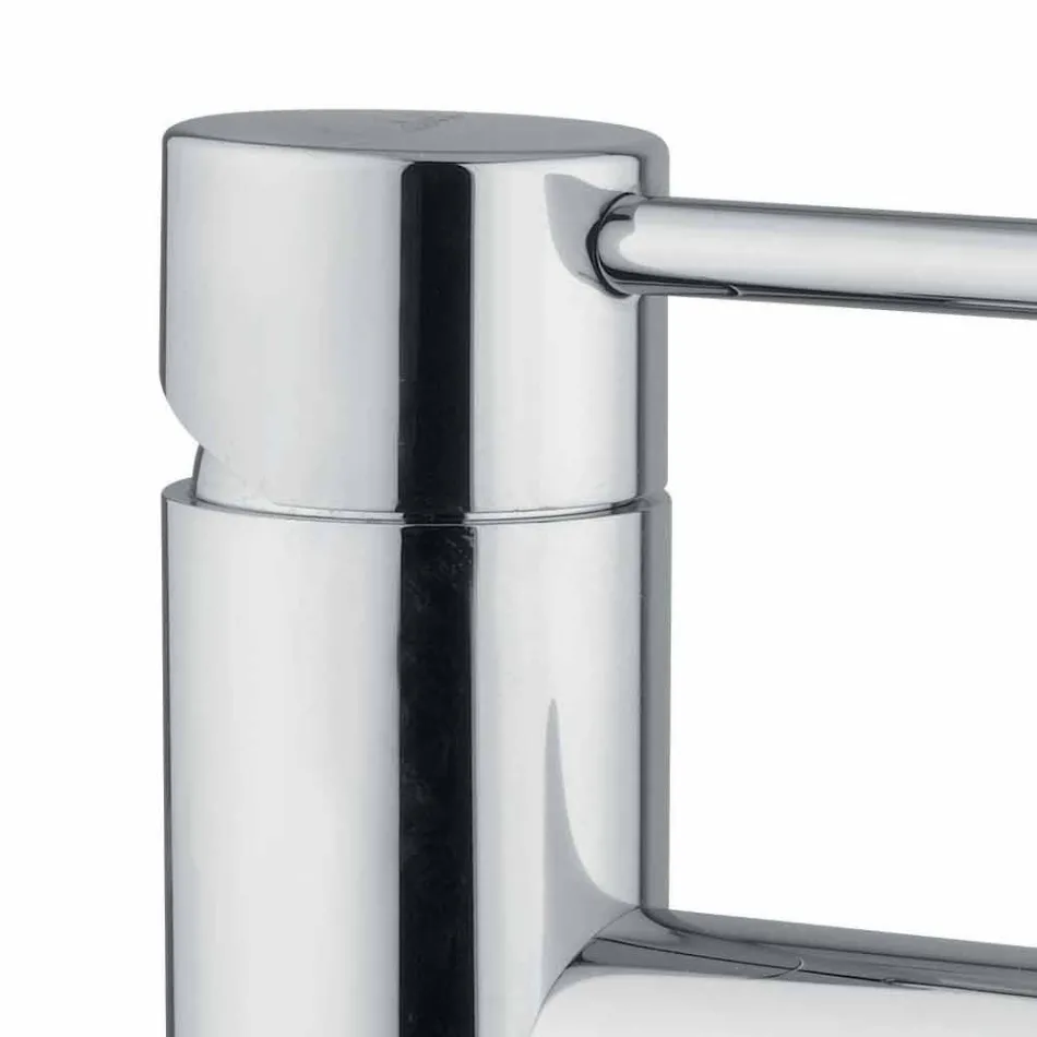 Mezclador de lavabo de baño moderno de latón cromado Made in Italy - Ermia viadurini