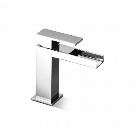 Mezclador de lavabo de diseño sin desagüe Made in Italy - Bibo viadurini