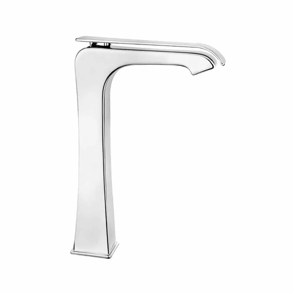 Mezclador de lavabo de latón cromado de diseño Made in Italy - Bonina viadurini
