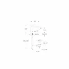 Mezclador de lavabo de latón cromado Made in Italy - Filipo viadurini