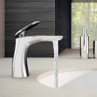 Mezclador de lavabo de latón cromado Made in Italy - Filipo viadurini