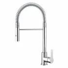 Mezclador de lavabo ajustable con resorte de latón Made in Italy - Cardio viadurini