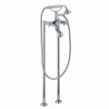 Mezclador de suelo para bañera de diseño clásico en latón Made in Italy - Lisca