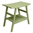 Mueble de baño moderno con estante verde y ganchos para toallas - Crina viadurini