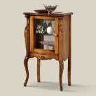 Muebles de salón clásicos con 1 puerta de vidrio o madera Made in Italy - Londres viadurini