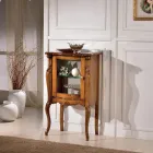 Muebles de salón clásicos con 1 puerta de vidrio o madera Made in Italy - Londres viadurini