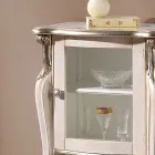 Muebles de salón clásicos con 1 puerta de vidrio o madera Made in Italy - Londres viadurini