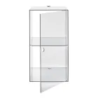 Armario de baño mural de plexiglás en 4 colores, fabricado en Italia - Ligea viadurini
