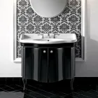 Mueble Moderno con Dos Puertas Lacadas Brillo Made in Italy - Candy viadurini