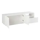 Mueble de TV con 2 Puertas, un Cajón y un Compartimento Abierto Made in Italy - Popilio viadurini
