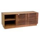 Mueble de TV para salón de madera de acacia - Vortice viadurini