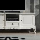 Mueble para TV de madera de Bassano con decoración Made in Italy - Moloch viadurini