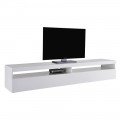 Mueble de TV en madera blanca o pizarra para sala de estar 2 tamaños - Laurent