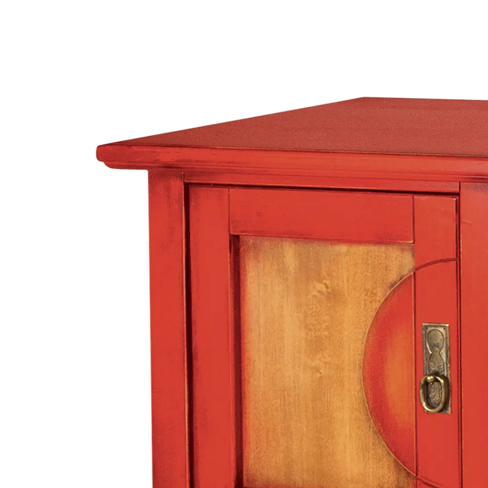 Mueble para TV en madera contrachapada con diferentes acabados Made in Italy - Purusha viadurini