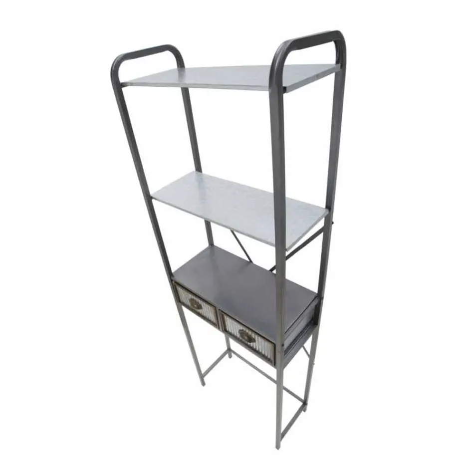 Mueble de baño de hierro industrial de diseño moderno - Pome viadurini