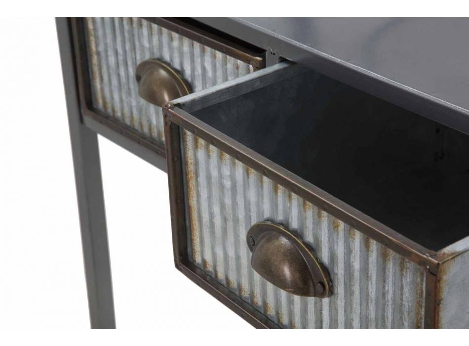 Mueble de baño de hierro industrial de diseño moderno - Pome viadurini