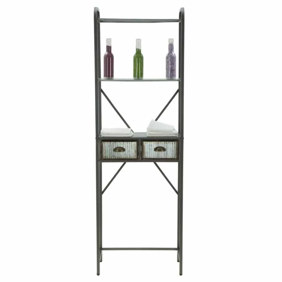 Mueble de baño de hierro industrial de diseño moderno - Pome viadurini