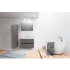 Muebles de baño suspendidos en Mdf lacado Made in Italy - Becky viadurini