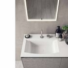 Mobiliario suspendido de diseño, composición de baño moderno - Callisi9 viadurini