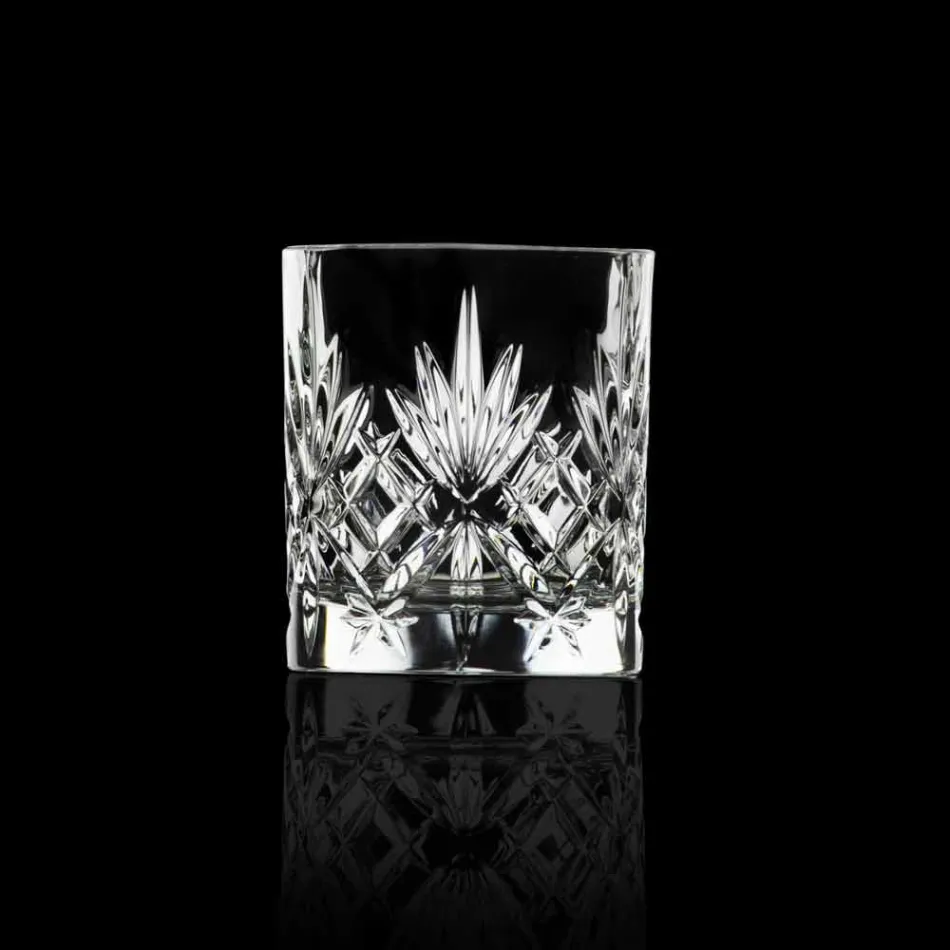 Vasos de cóctel bajos Old Fashioned Tumbler 12 piezas de cristal - Cantabile viadurini