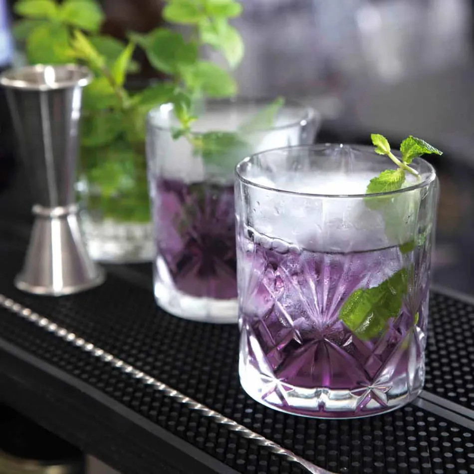 Vasos de cóctel bajos Old Fashioned Tumbler 12 piezas de cristal - Cantabile viadurini