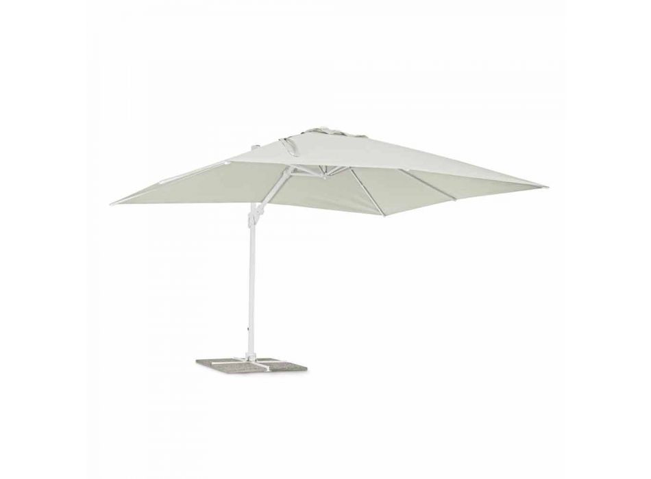 Paraguas de jardín de aluminio 3x4 con tejido de poliéster - Fasma viadurini