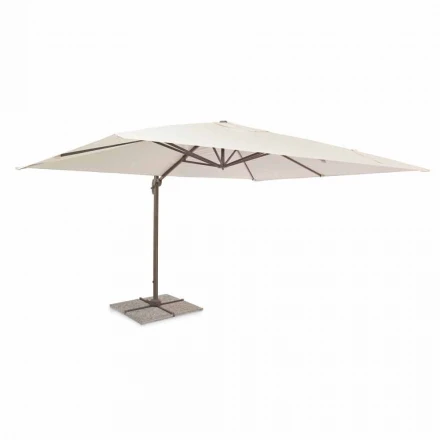 Sombrilla de jardín 3x4 en poliéster con estructura de aluminio - Texas viadurini