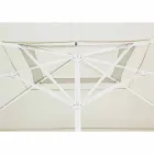 Sombrilla de jardín 4x4 con tela de poliéster y base de acero - Nastio viadurini