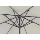 Sombrilla de jardín 4x4 con tela de poliéster y base de acero - Nastio viadurini