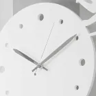 Reloj de pared grande, redondo, moderno y decorado, color - Gato viadurini
