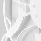 Reloj de pared grande, redondo, moderno y decorado, color - Gato viadurini